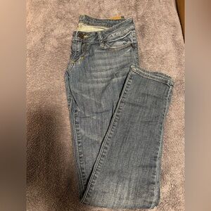 Bullhead Blue Straight Jeans Vintage Wash